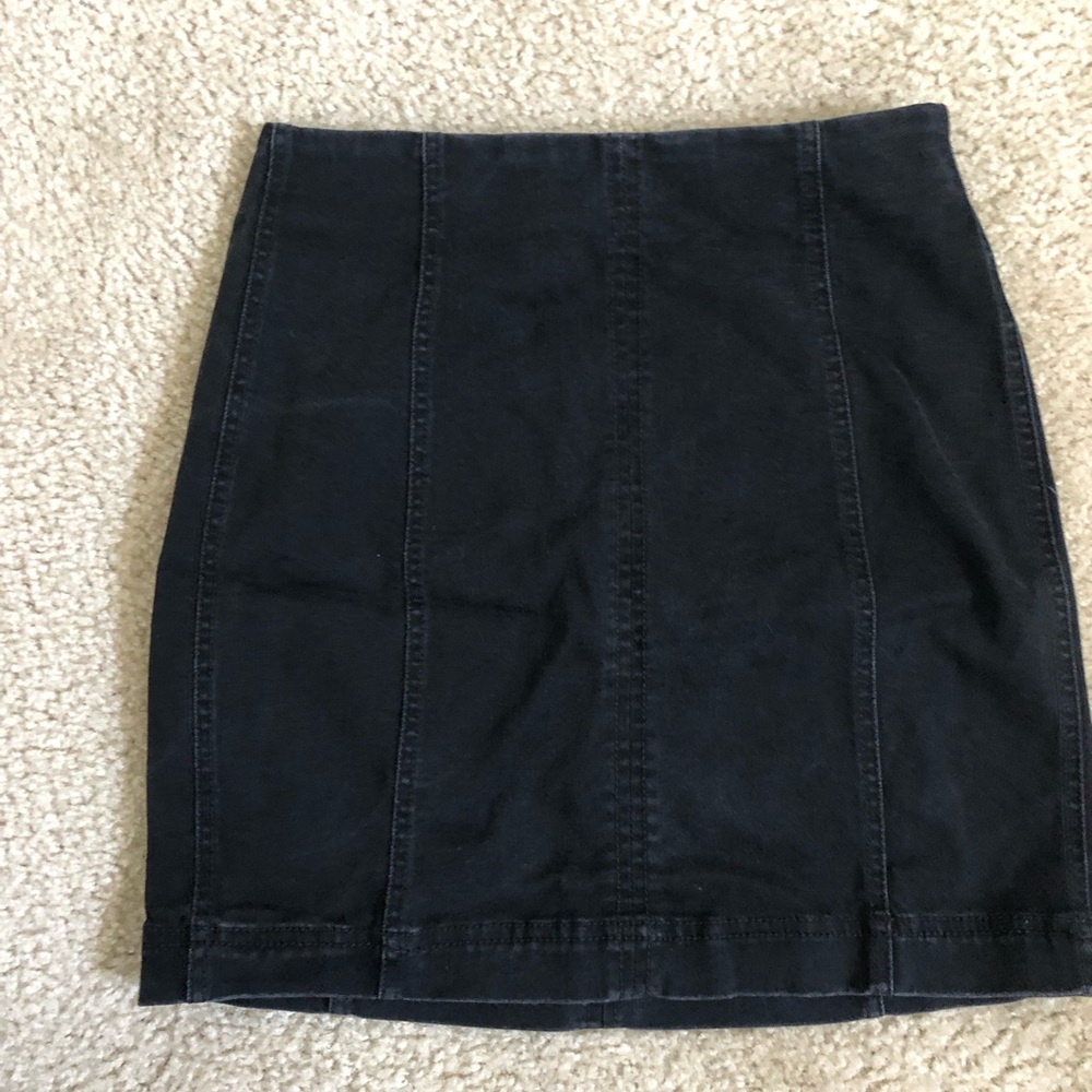Mudd Flex Stretch Black Denim Skirt GOOD CONDITION